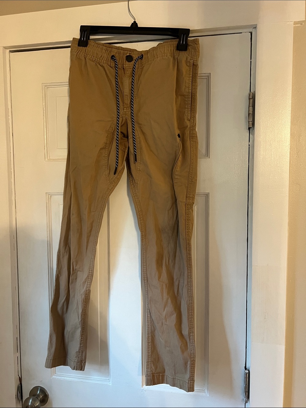 Hurley Men's Tan Drawstring Casual Pants